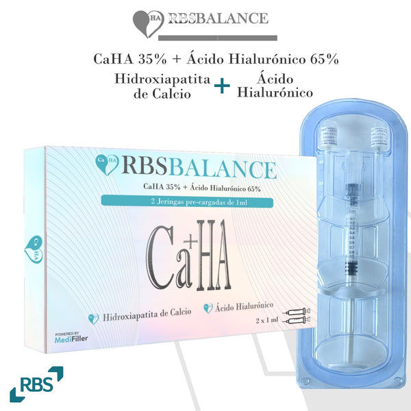 RBS BALANCE 100 jeringas de 1ml – Lipolítico bioestimulador CaHA 35% + Ácido Hialurónico 65% para redefinición y firmeza